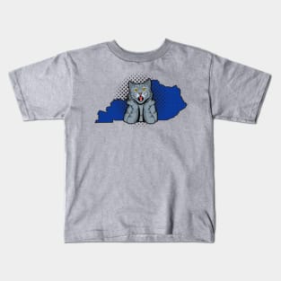 Kentucky Pop Culture Surprised Cat Kids T-Shirt